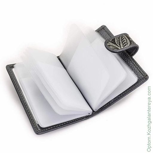 Женская кожаная визитница Sergio Valentini СВ 8064-010  фото 3