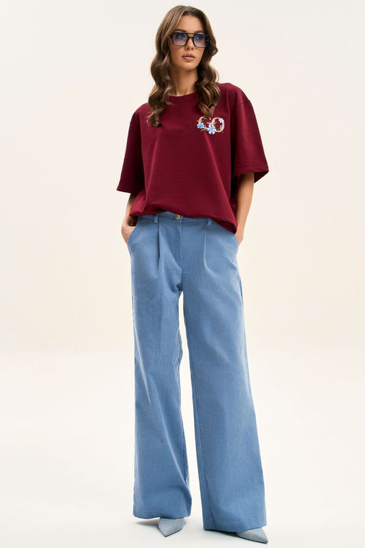 Футболка GO F1001V/12-01.164-170 вишня  фото 5