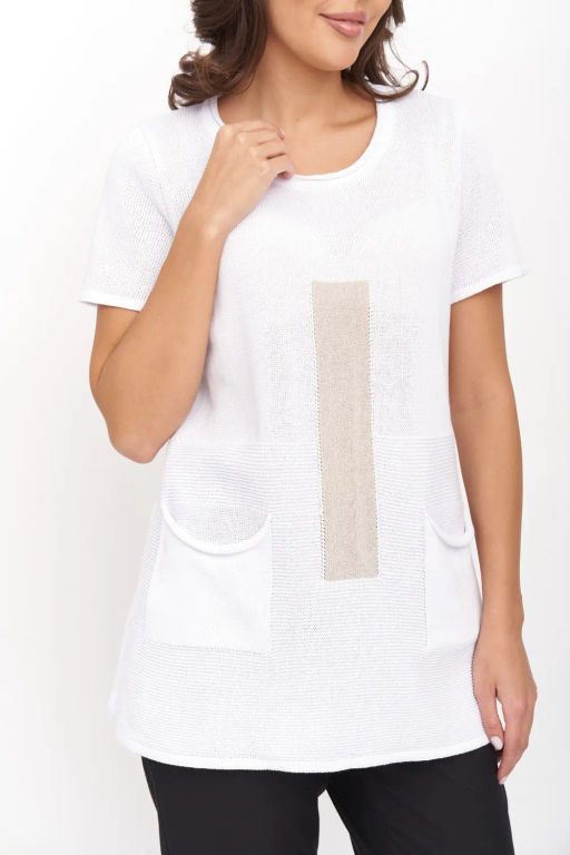 ЗЛАТА Джемпер М 3242/белый