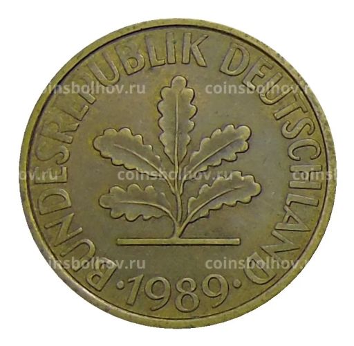 10 пфеннигов 1989 года J Германия