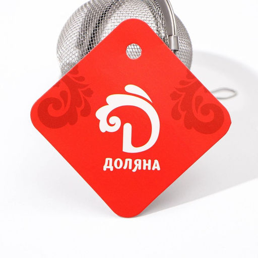 Ситечко для чая Доляна «Классика», d=5 см, нержавеющая сталь, серебристое