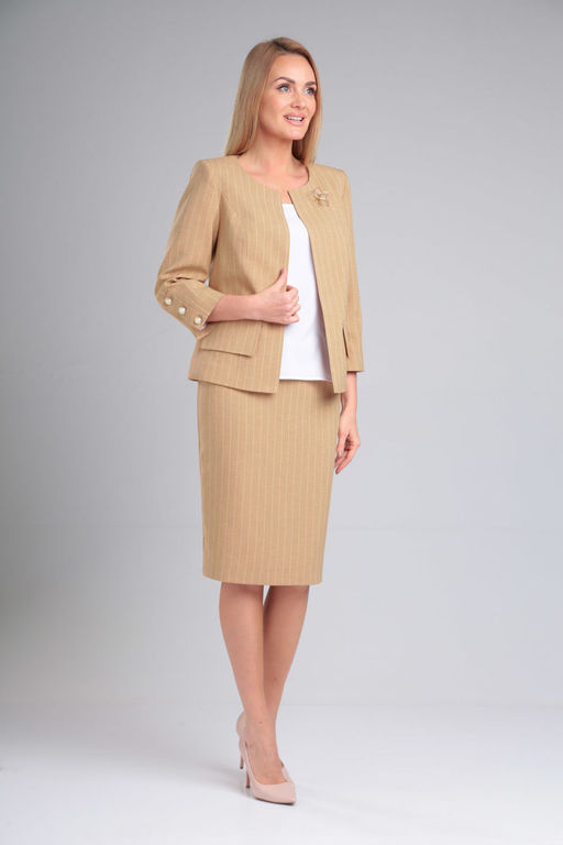 Костюм Gamma & Gracia 349 бежевый  фото 3