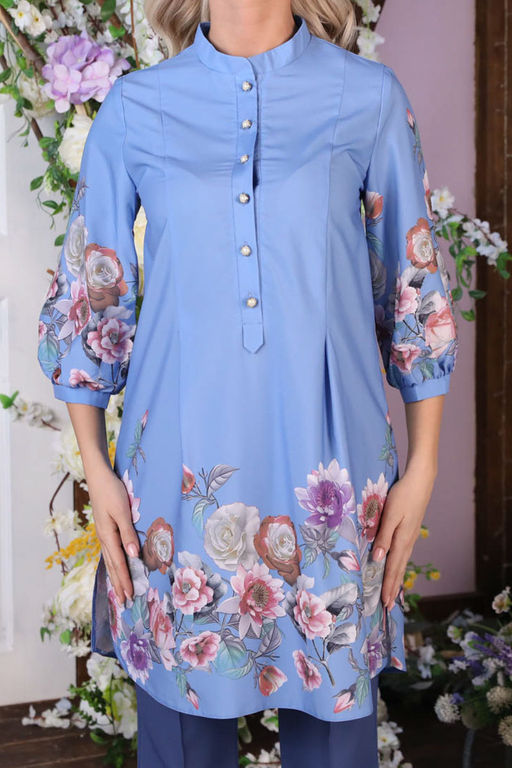 Рубашка М4-4145/2 - Wisell фото 9