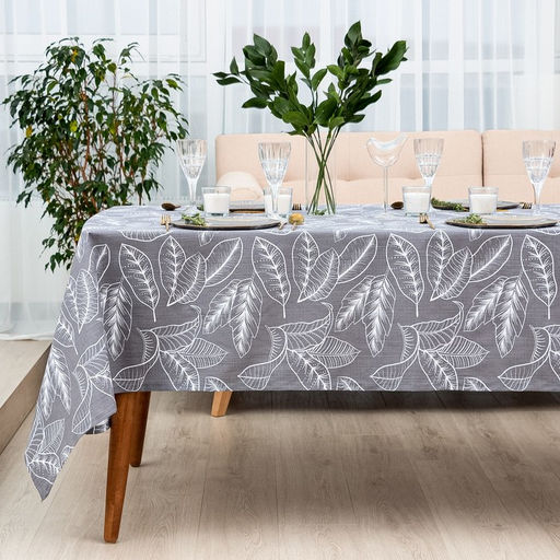 Скатерть Этель Ease, 149?180 см, 100% хлопок, репс 210 г/м?