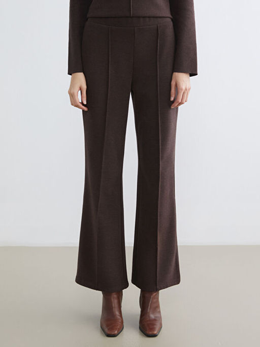 Beli Lastikli Kad?n Triko Pantolon