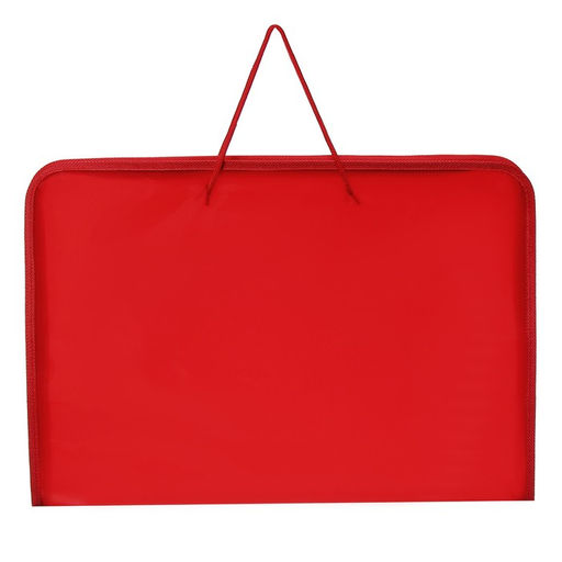 Папка для чертежей и рисунков А3, 460 х 320 х 25 мм, с ручками, пластиковая, молния вокруг, Офис - Calligrata фото 2