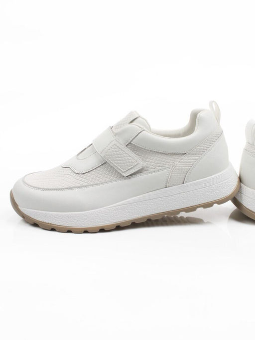 03-A238-2 WHITE Кроссовки женские (натуральная кожа)