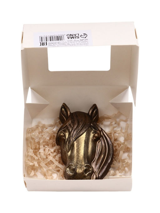 Шоколадная фигурка Голова Лошади, кондитерская глазурь, 65 г