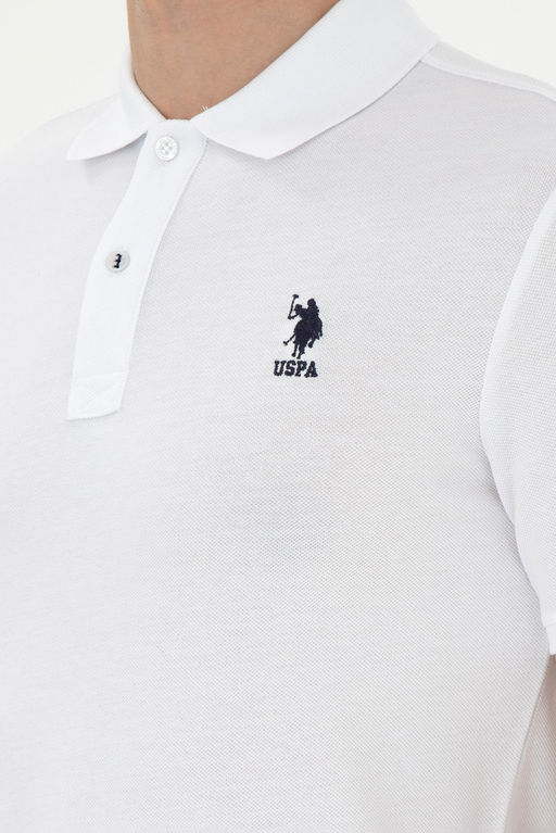 Мужская белая базовая футболка Неожиданная скидка в корзине - U.s. polo assn фото 7