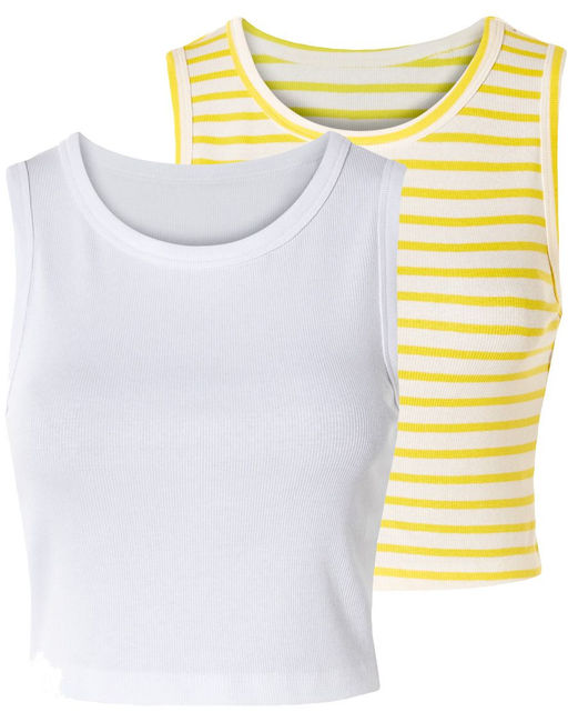 Женские кроп-топы ESMARA 2 шт  фото 8