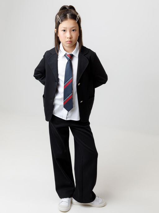 К 302765/черный жакет для дев