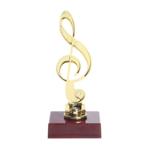 Цена за 2 шт. Кубок Скрипичный ключ, подставка пластик красная, 14,8 х 6,2 х 6,2 см - Командор фото 4