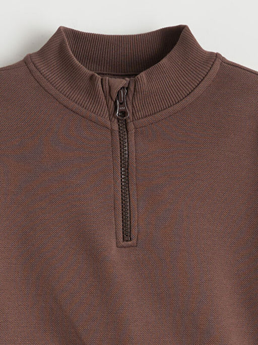 Dik Yaka Erkek ?ocuk Sweatshirt