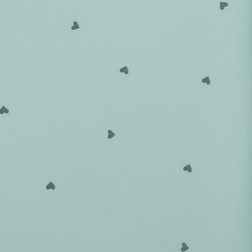 Цена за 20 шт. Пленка для цветов и букетов, 57?57 1 см, Сердечки, зелёная, в листах, 65 мкм