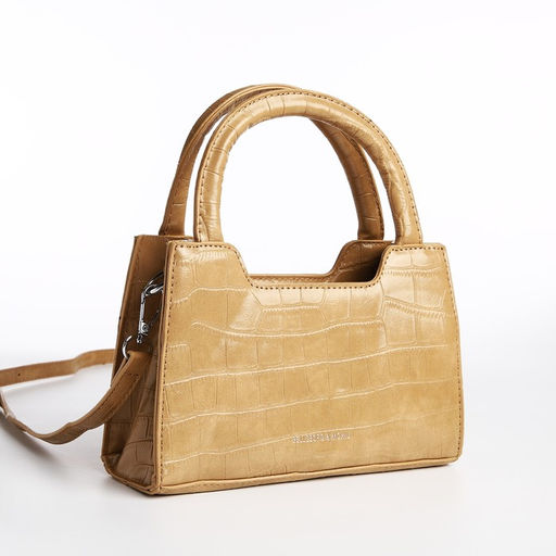 Сумка-тоут на молнии, цвет бежевый - Simaland фото 3