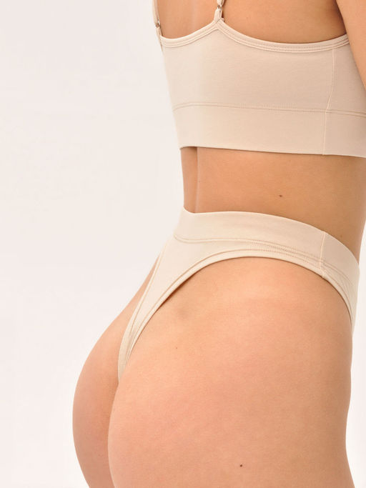 Стринги с высокой посадкой из хлопка - My фото 80