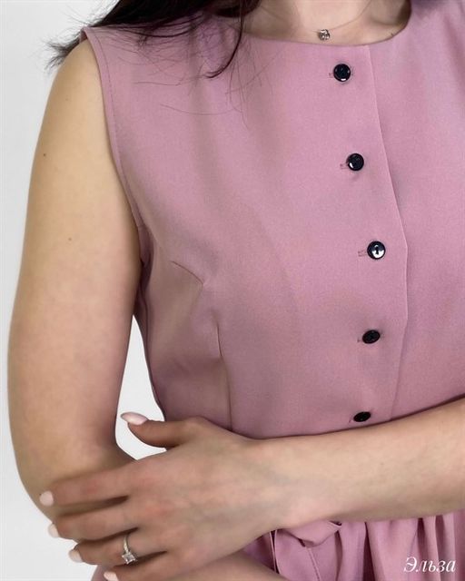 Платье Эльза (винтажная пудра) - Nadi bordo фото 4