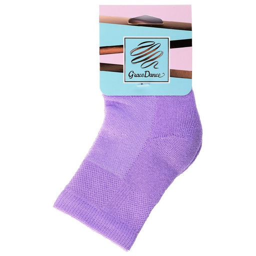 Наколенники для гимнастики и танцев Grace Dance №2, р. S, цвет сиреневый  фото 9