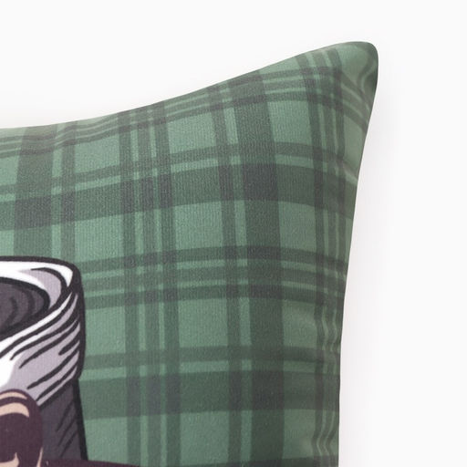 Подушка декоративная Этель С 23 февраля 40х40 см, велюр, 100% п/э  фото 7