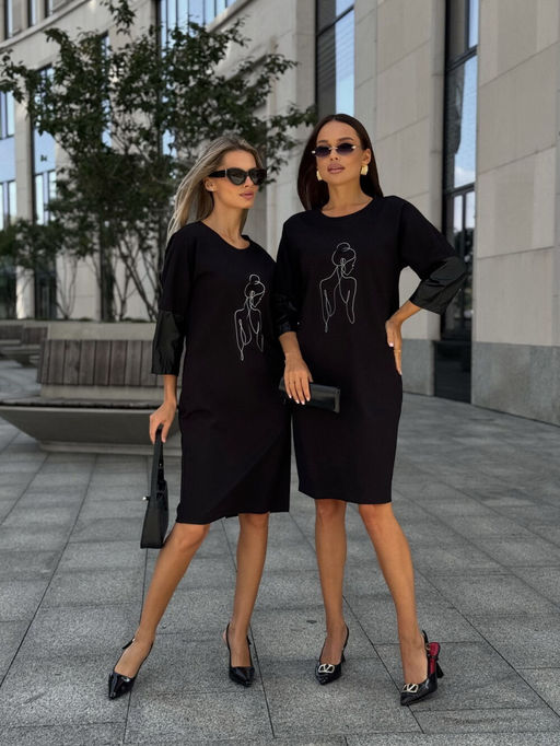 Платье DilanaVIP 2117 черный - Dilana vip фото 8