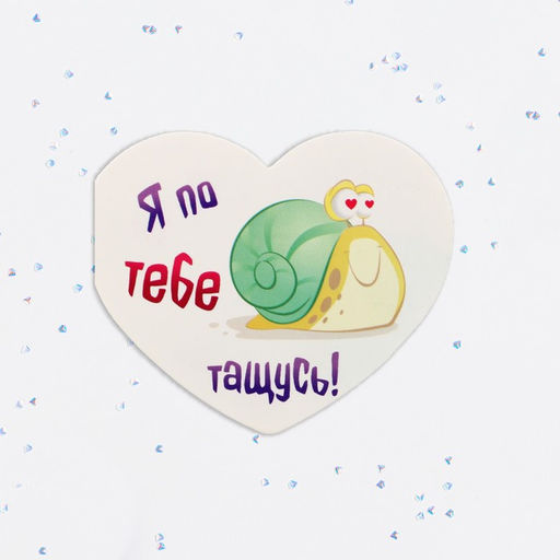 Цена за 10 шт. Валентинка открытка двойная Я по тебе тащусь! - Дарим красиво фото 2