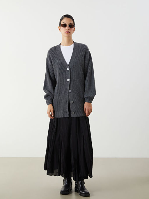 V Yaka Kad?n Triko H?rka