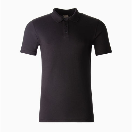 Футболка поло мужская MINAKU REGULAR FIT: чёрная, р-р 44