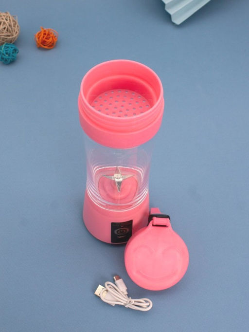 Блендер портативный "Juicy", pink, USB, (24*8 см)
