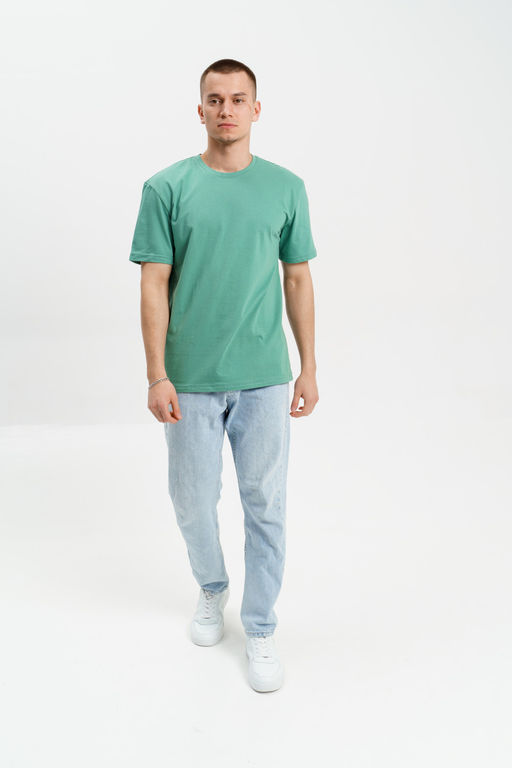 Мужская базовая футболка из 100% хлопка - Solo mio фото 3