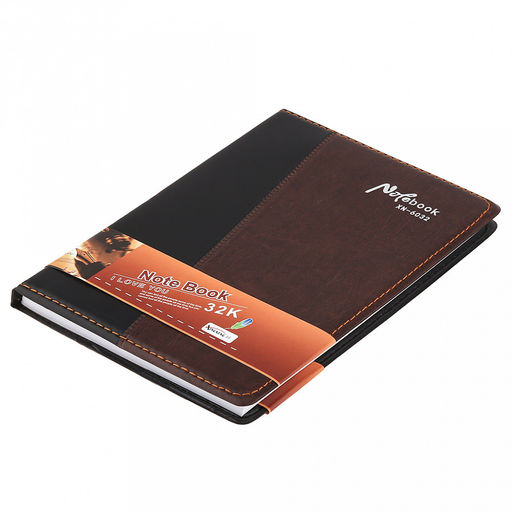 Ежедневник недатированный 9,7х17,3см, 96 листов в линейку, сшитый внутренний блок, обложка иск/кожа съемная, цвет черно-коричневый, матовый (Китай) - Домашняя мода фото 8