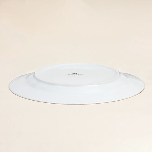 Тарелка новогодняя SL Home «Прекрасное время», постановочная, d=27 см, фарфор, белая, красная