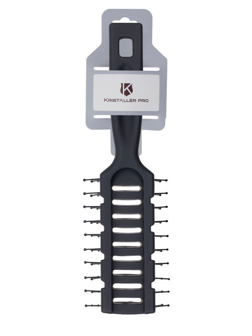 Kristaller Расческа для волос продувная C13, нейлоновые штифты, черный