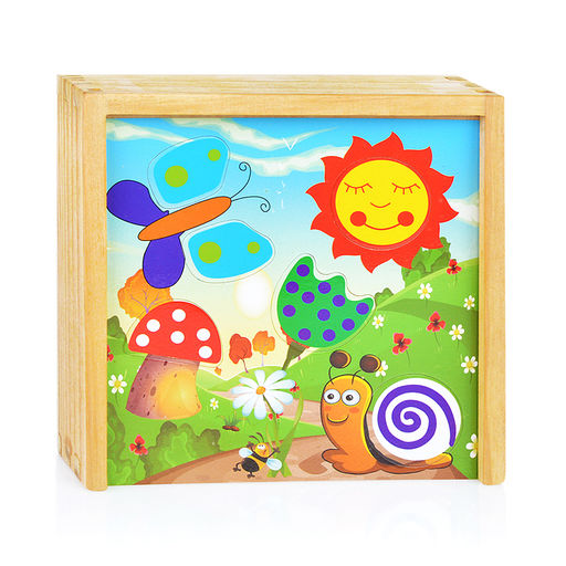 Пазл-вкладыш Солнечный день в коробке - Щепочка фото 2