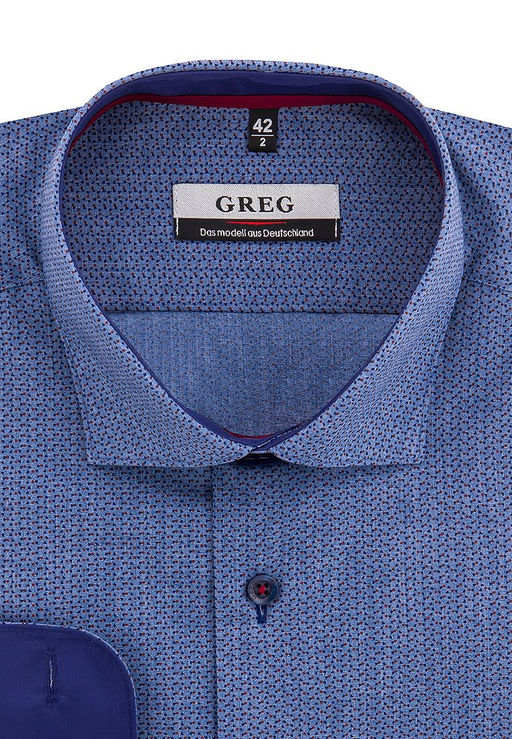 Сорочка мужская длинный рукав GREG 363/139/2125/ZV/1