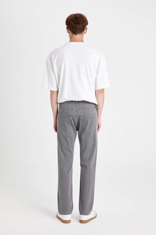 Джинсовые брюки прямого кроя Sergio стандартной посадки с нормальной талией - Defacto фото 5