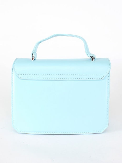 Сумка женская искусственная кожа Ch&K-8659, 2отд, плечевой ремень, голубой SALE 255068 - Adelia фото 7