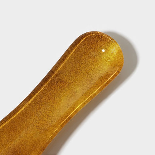 Подставка под ложку Доляна «Романтичный киви», 23.5×8.3×1.5 см, стекло