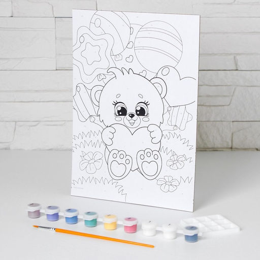 Картина по номерам Мишутка 20 28,5 см - Школа талантов фото 3