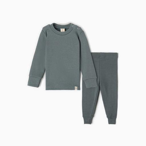 Комплект детский термо (джемпер, брюки) MINAKU, цвет хаки, рост 80-86 см