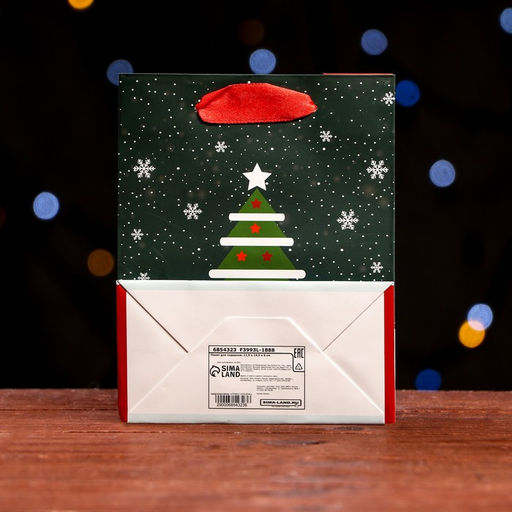 Цена за 12 шт. Пакет ламинированный Ночь перед рождеством 11,5 х 14,5 х 6 см - Simaland фото 2