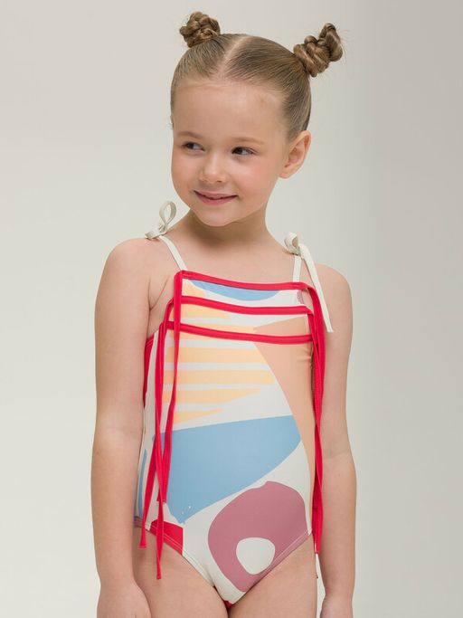 PELICAN, купальник для девочек, Молочный