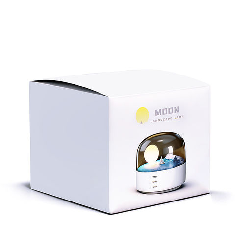 Светильник-колонка "Луна" (с Bluetooth) в коробке