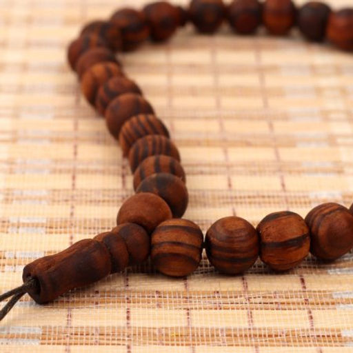 Четки мусульманские 33 бусины 12мм / MА53 /уп 10/400/коричневые - Галеонтрейд фото 3