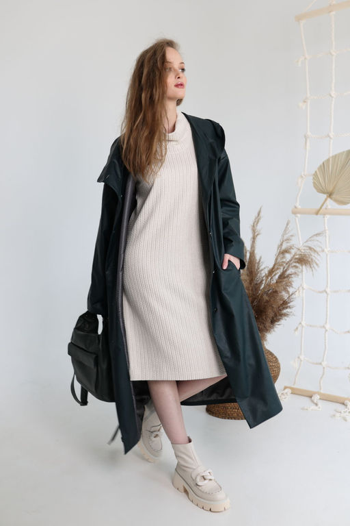 Плащ AMORI 2137 изумрудный  фото 6