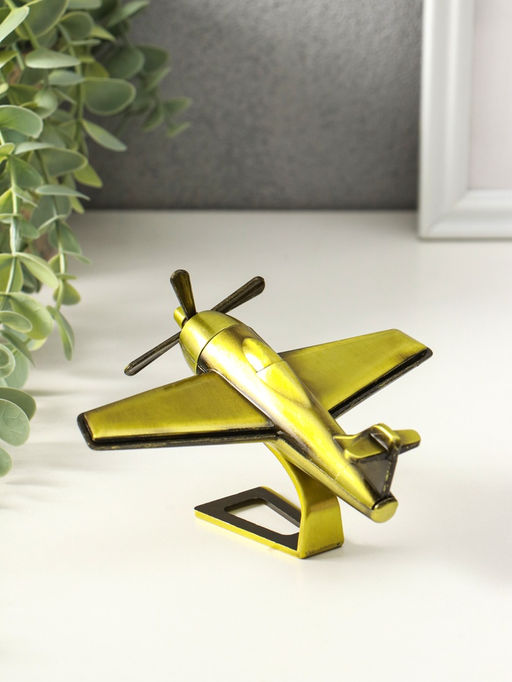 Фигурка металл «Самолёт», 12.2×14×6.5 см