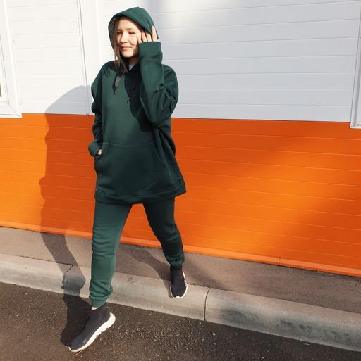 Футер 3х нитка с НАЧЕСОМ Костюм оверсайз - Knitka wear фото 10