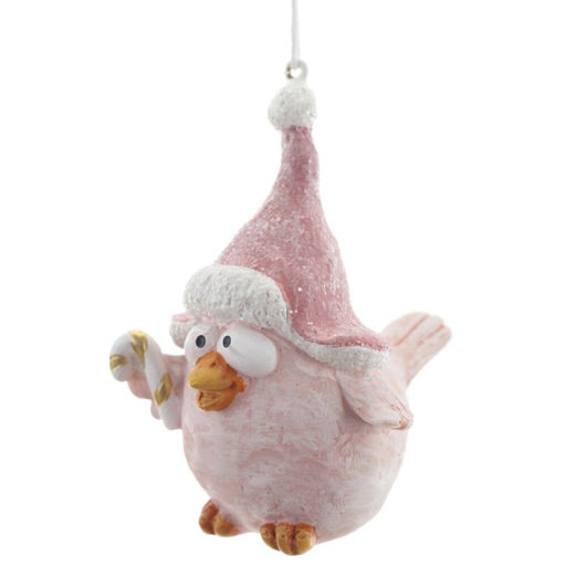 Фигурка декоративная подвесная "Птичка", L6 W7 H6 см, 2в.