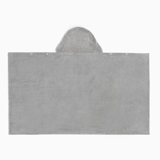 Полотенце с капюшоном детское «Крошка Я», 67×120 см, серое