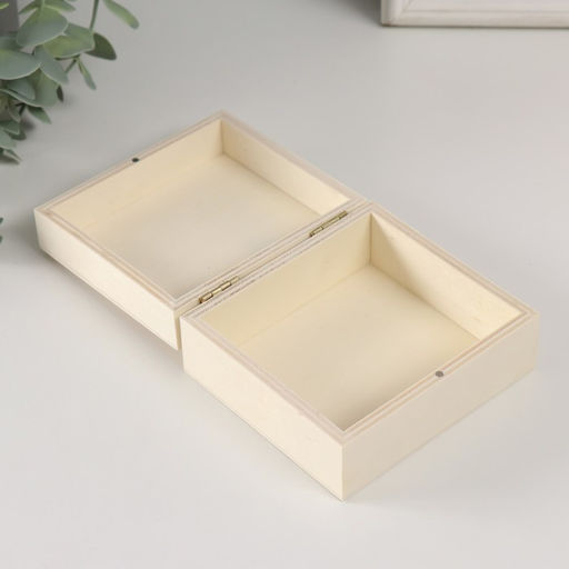 Шкатулка для росписи дерево «Прямоугольная», для творчества, декора, без замка, 10×9×5 см