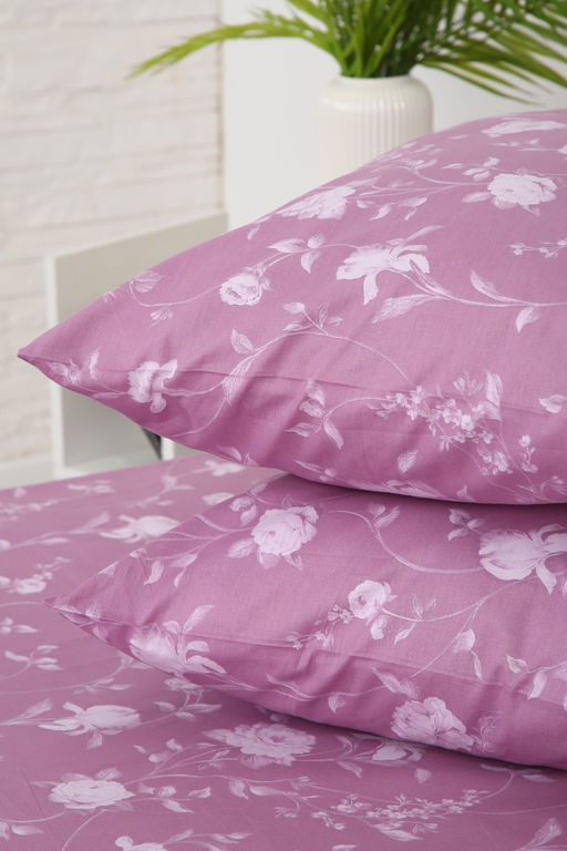 Наволочка поплин Пиония-компаньон